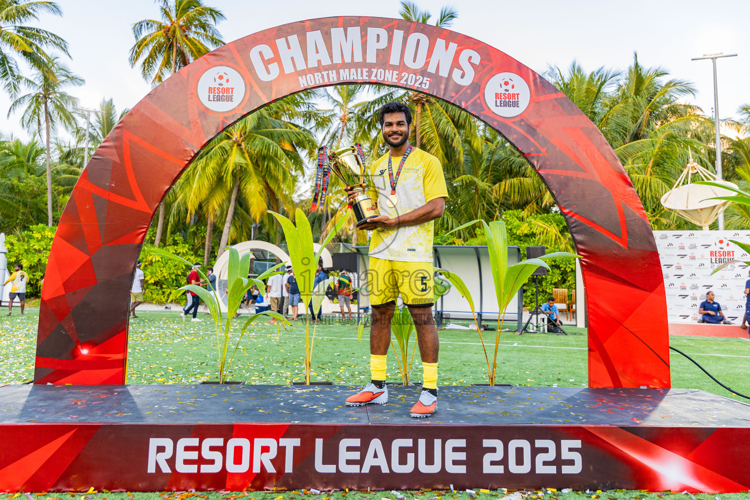 Jumeirah vs Varu in Final of Resort League 2025 (North Male Zone) was held on Saturday, 27th September 2025 in One And Only Reethi Rah Maldives Resort, Photos: Areef Adam / images.mv