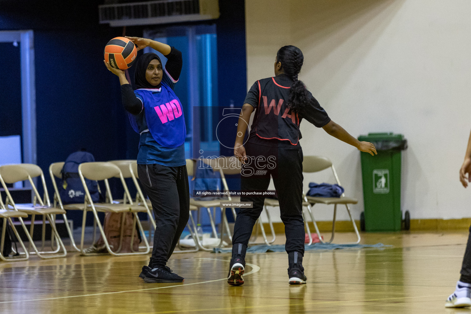 Xenith Sports Club vs Youth United Sports Club in the Milo National Netball Tournament 2022 on 18 July 2022, held in Social Center, Male', Maldives. Photographer: Shuu, Hassan Simah / Images.mv