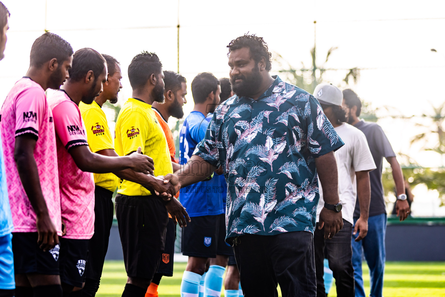 Spartans vs FC Calms Blue in Day 13 of BG Futsal Challenge 2024 was held on Sunday, 24th March 2024, in Male', Maldives Photos: Nausham Waheed / images.mv