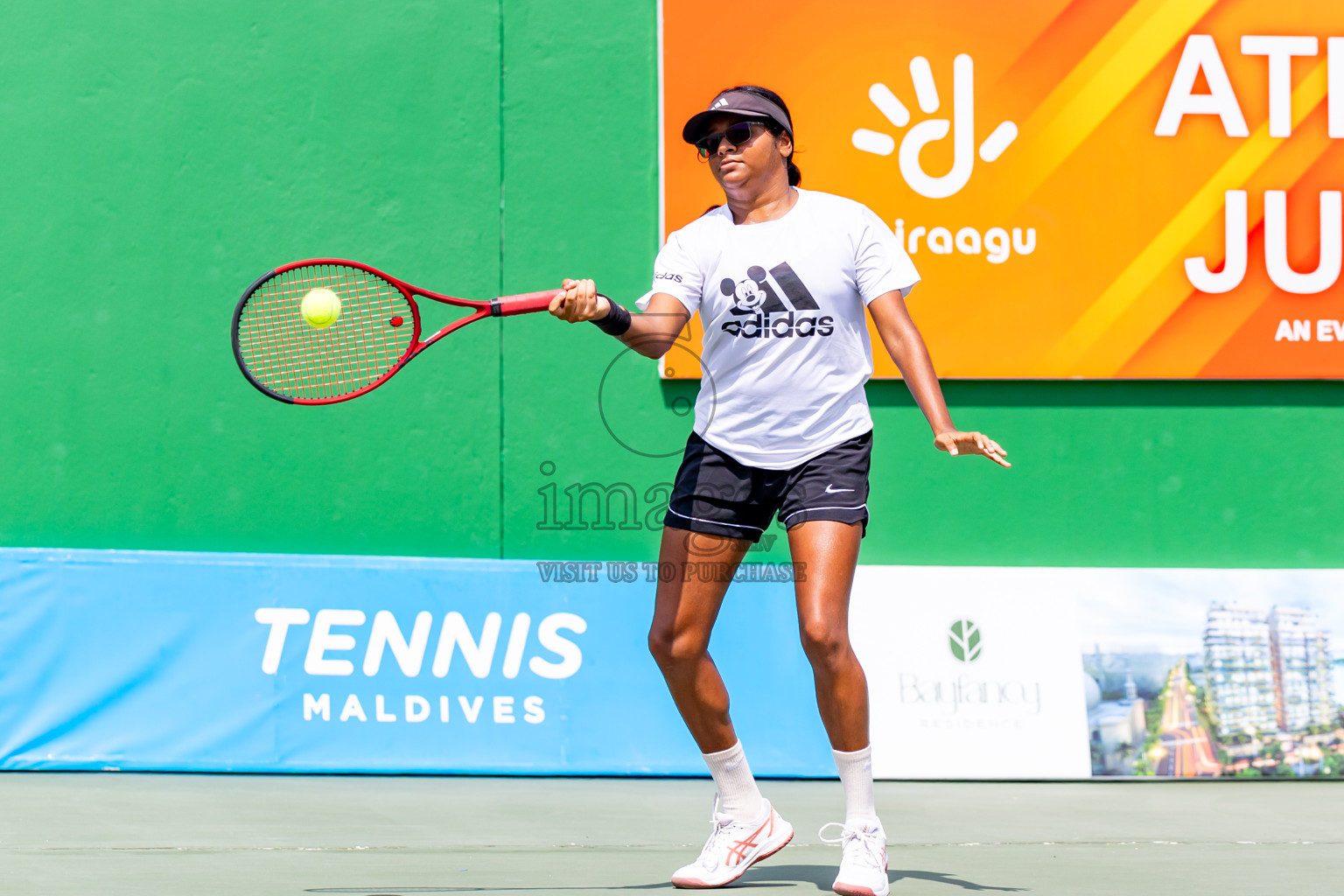 Day 4 of ATF Maldives Junior Open Tennis was held in Male' Tennis Court, Male', Maldives on Thursday, 12th December 2024. Photos: Nausham Waheed/ images.mv