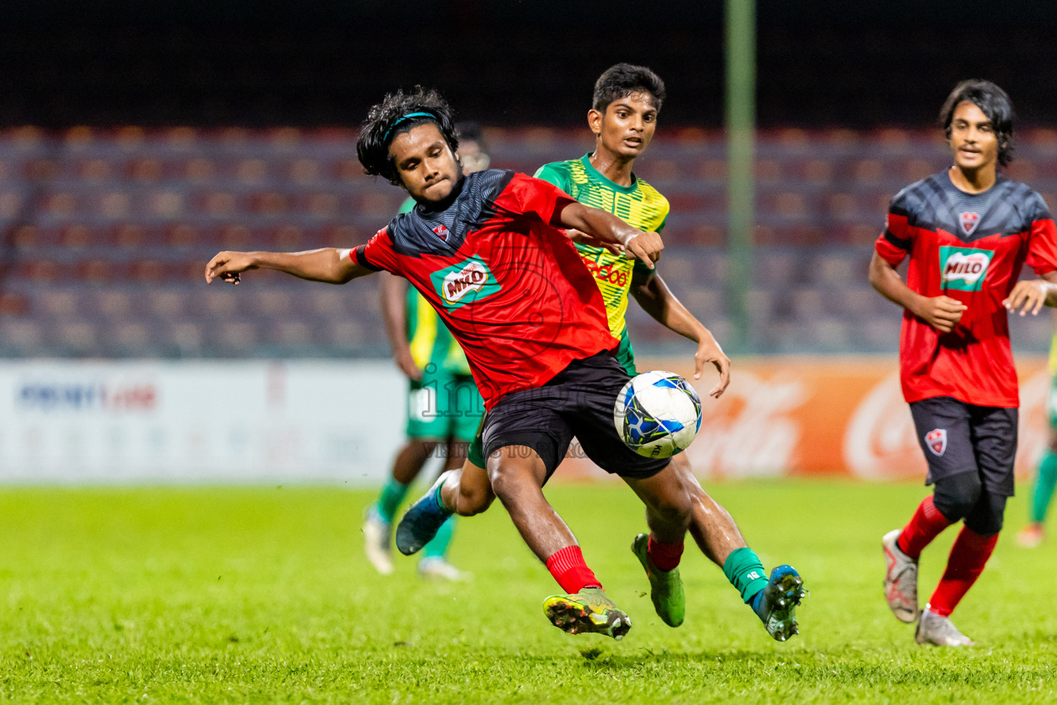 Maziya SRC vs United Victory in Day 7 of Under 19 Youth Championship 2024 was held at National Stadium in Male', Maldives on Monday, 27th June 2024. Photos: Nausham Waheed / images.mv