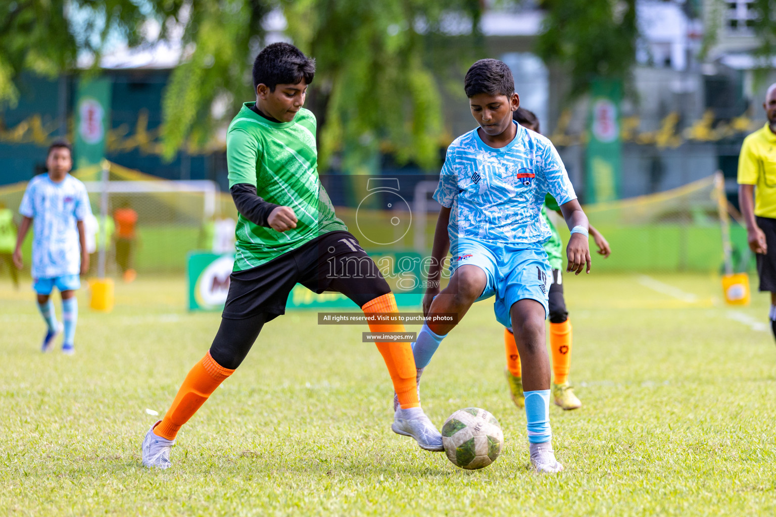 Day 2 of MILO Academy Championship 2023 (U12) was held in Henveiru Football Grounds, Male', Maldives, on Saturday, 19th August 2023. Photos: Nausham Waheedh / images.mv