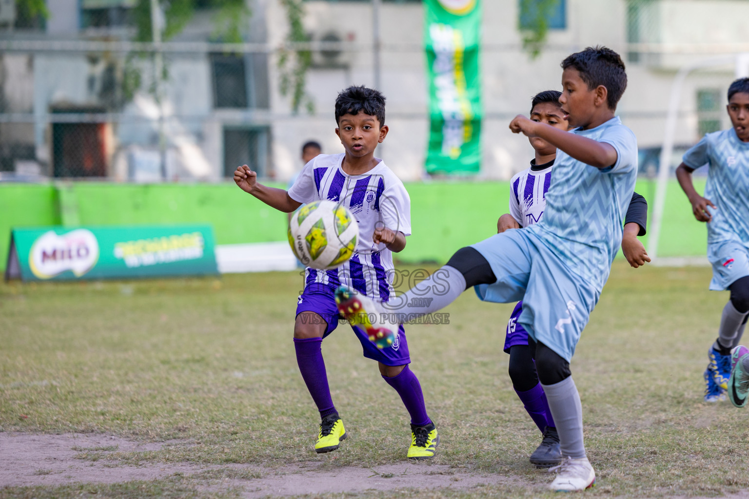 Day 2 of MILO Academy Championship 2025 was held on Friday, 14th February 2025 in Henveiru Stadium. 
Photos: Hassan Simah / Images.mv