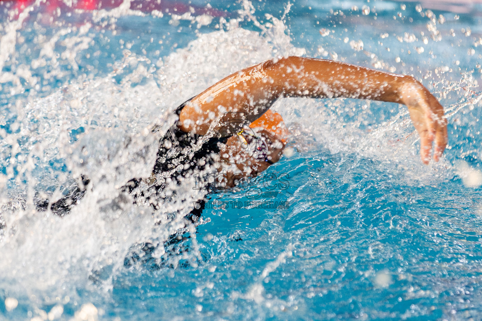 Day 3 of National Swimming Competition 2024 held in Hulhumale', Maldives on Sunday, 15th December 2024. Photos: Hassan Simah / images.mv