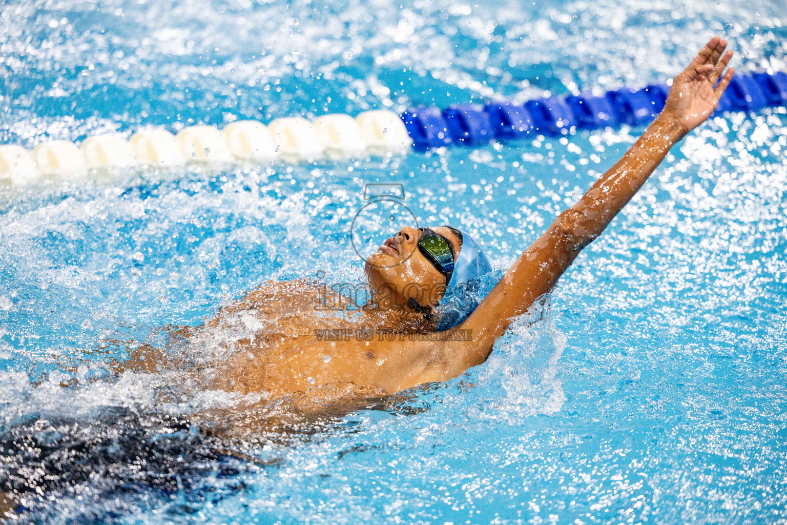 Day 5 of National Swimming Competition 2024 held in Hulhumale', Maldives on Tuesday, 17th December 2024. Photos: Hassan Simah / images.mv