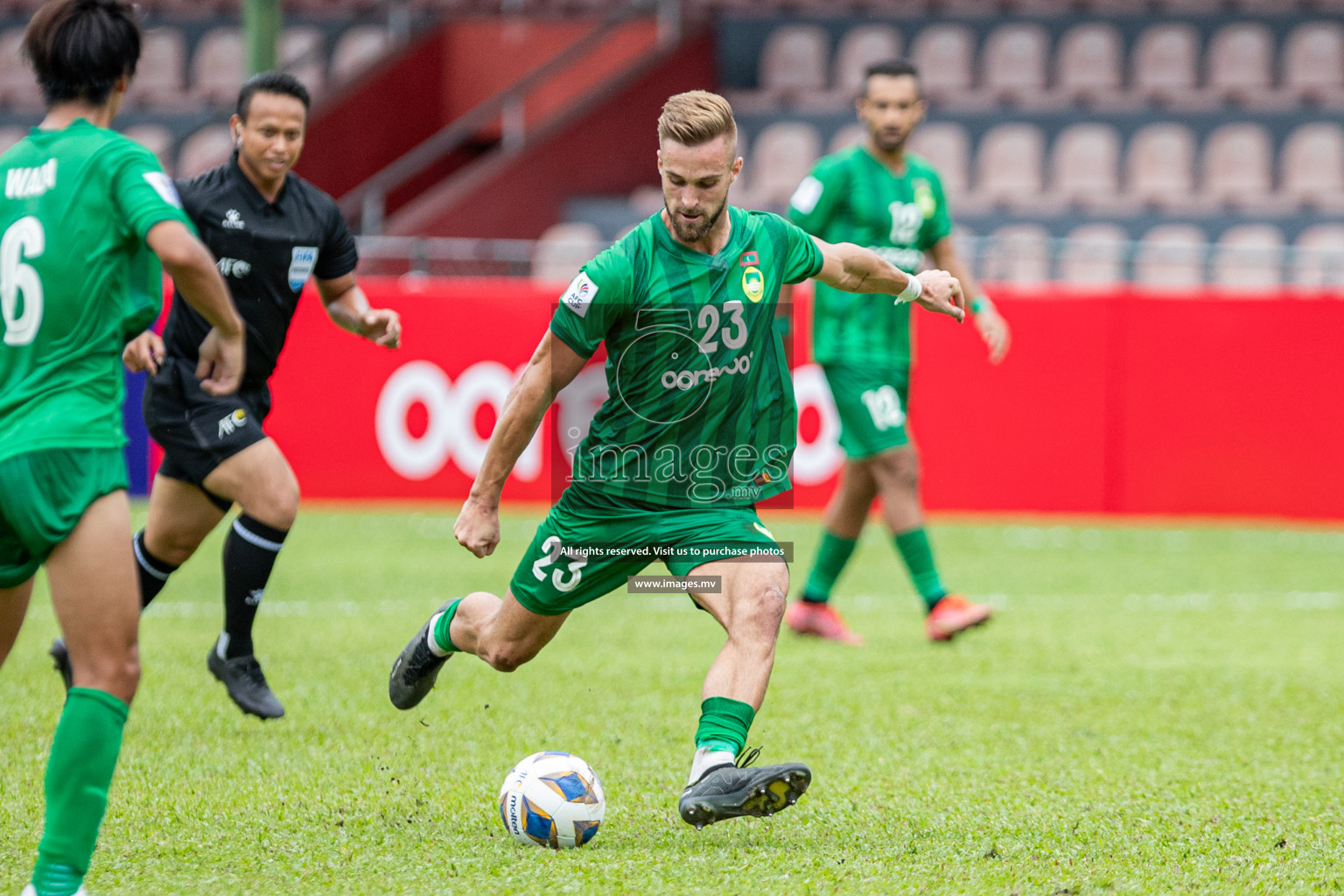 Maziya Sports & Recreation Club vs Bashundhara Kings in the group stage of AFC Cup 2023 held in the National Stadium, Male, Maldives, on Tuesday 19th September 2023. Photos: Mohamed Mahfooz Moosa