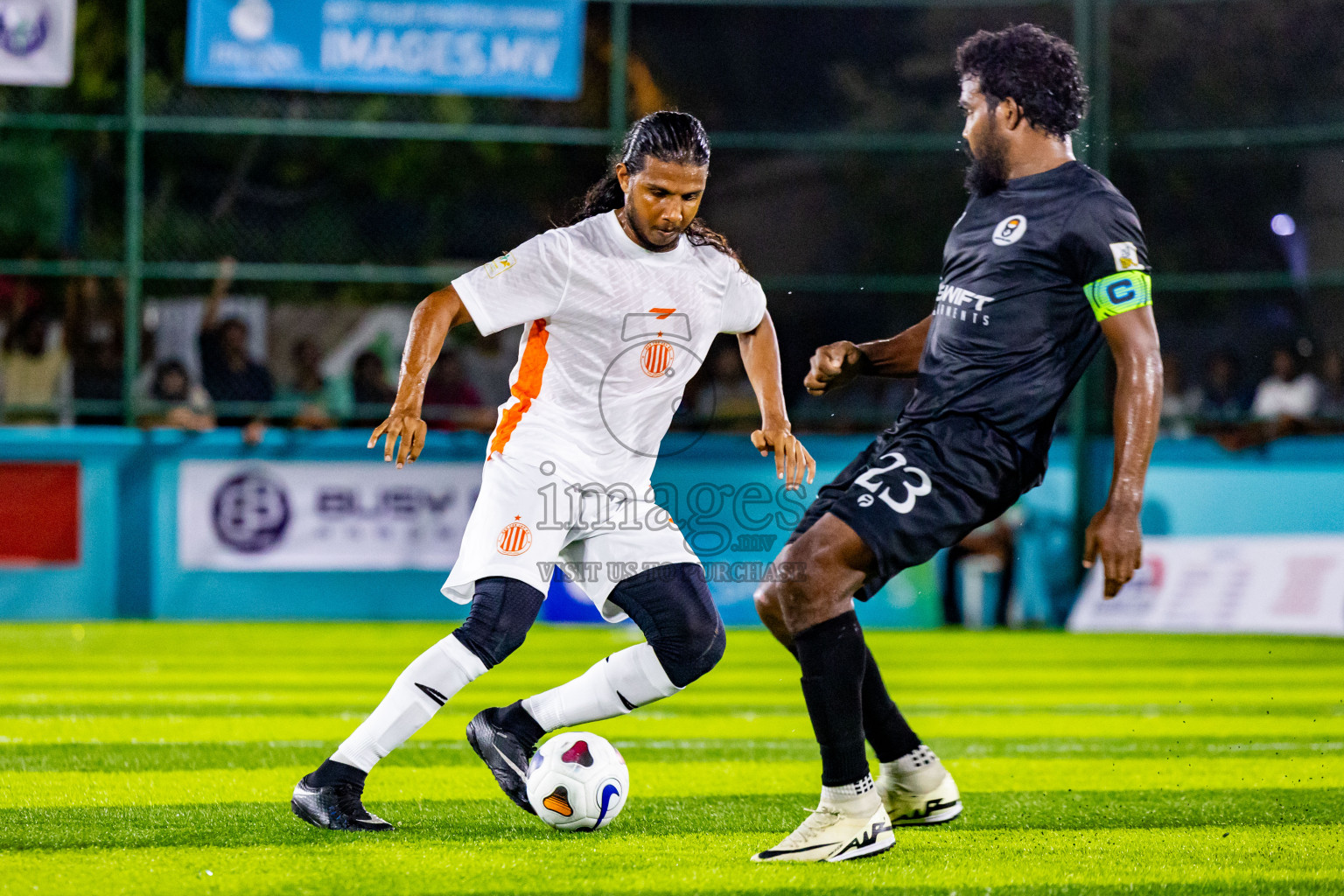 Dee Ess Jay SC vs Much Black in Day 2 of Laamehi Dhiggaru Ekuveri Futsal Challenge 2024 was held on Saturday, 27th July 2024, at Dhiggaru Futsal Ground, Dhiggaru, Maldives Photos: Nausham Waheed / images.mv