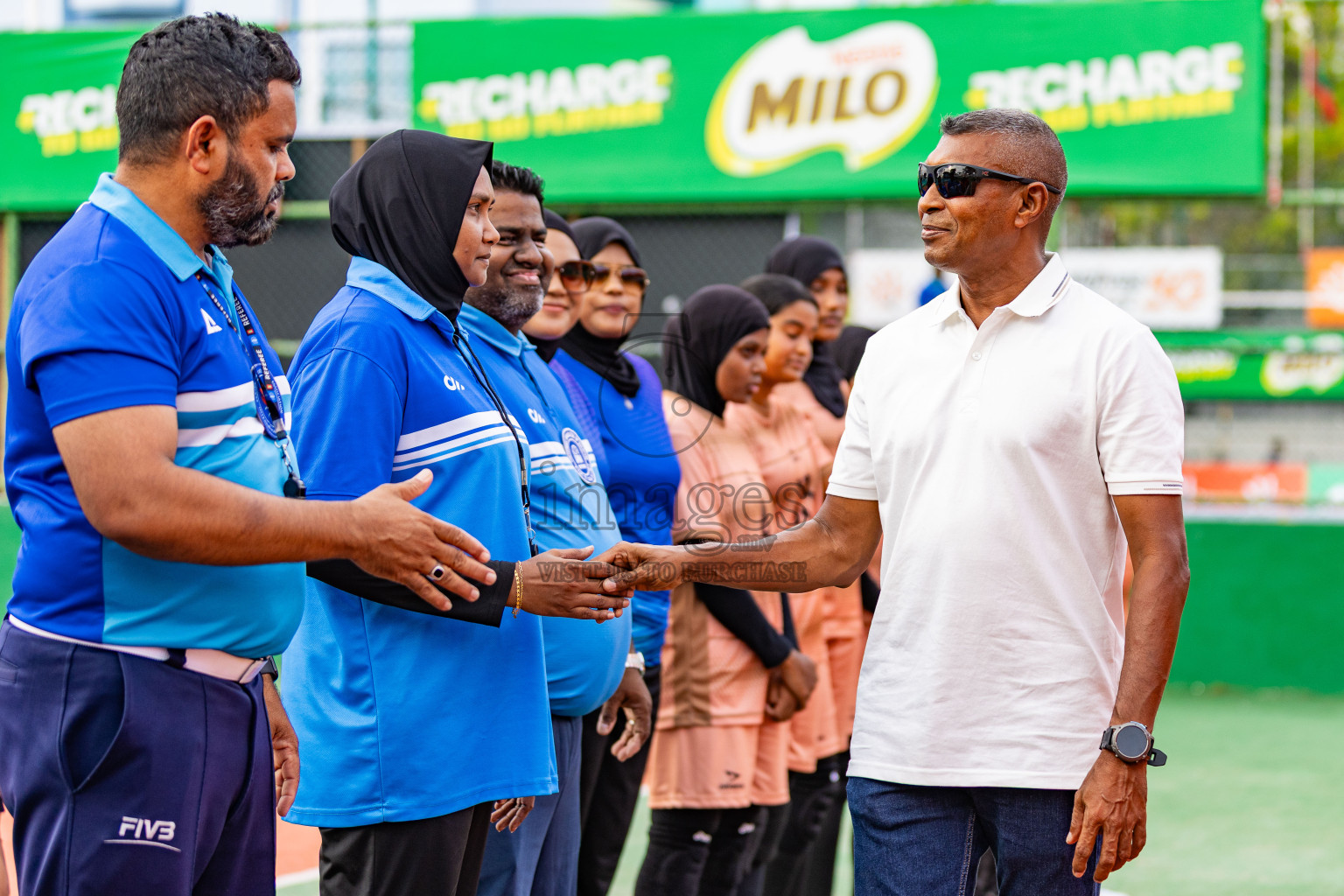 Milo National Junior Volleyball Championship 2025 Day 1 was held on Saturday, 22nd November 2025 at Ekuveni Turf Court Male', Maldives. Photos: Areef Adam / images.mv