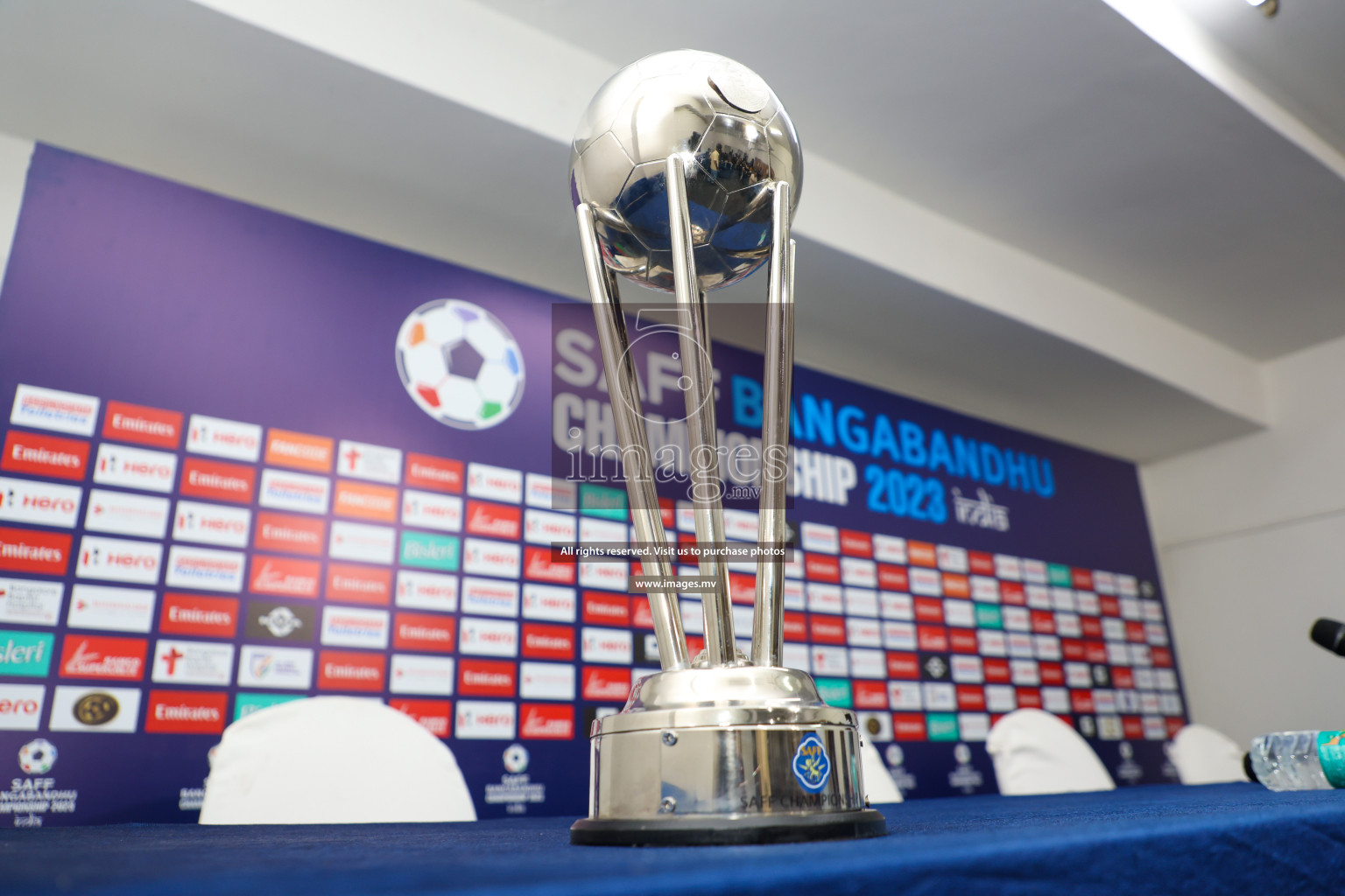 Saff Championship Final Pre-match press conference held in Sree Kanteerava Stadium, Bengaluru, India, on Monday, 3rd July 2023. Photos: Nausham Waheed / images.mv