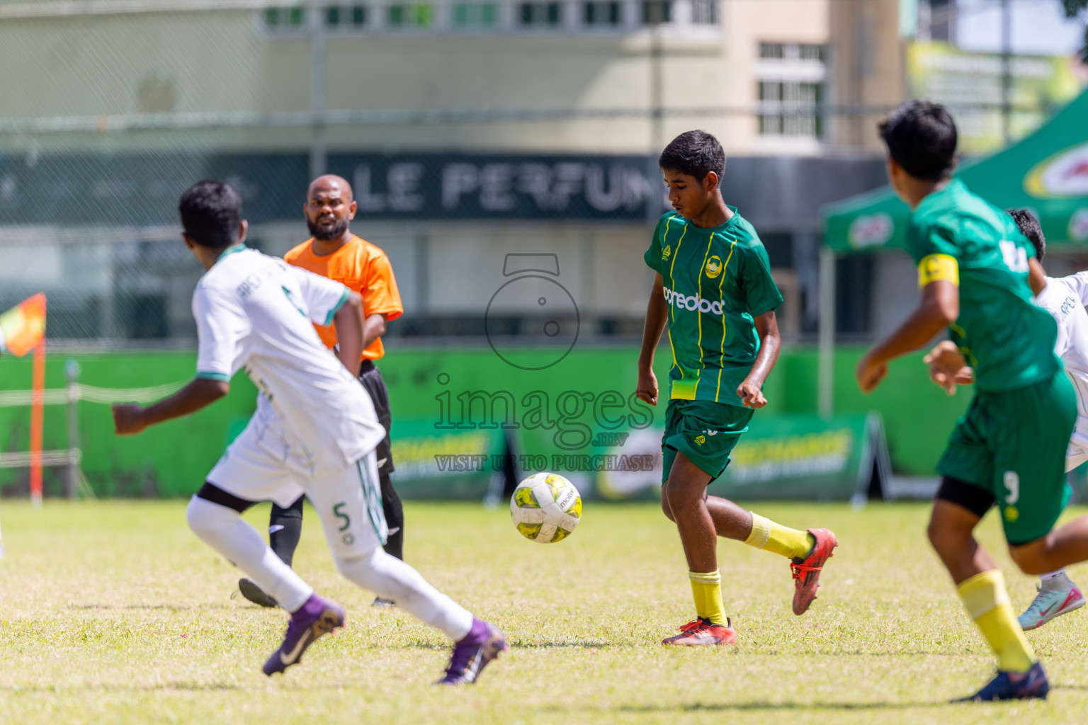 Day 4 of MILO Academy Championship 2025 (U14) was held on Sunday, 2nd November 2025 at Henveiru Football Grounds, Male', Maldives . 
Photos: Ismail Thoriq / images.mv
