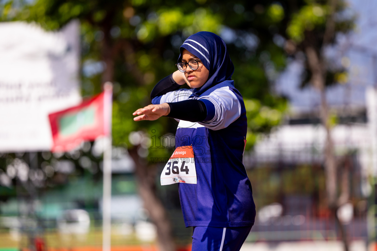 Day 3 of Inter-school Athletics Championship 2025 held in Ekuveni Synthetic Track, Male', Maldives on Wednesday, 08th October 2025. Photos by: Nausham Waheed / Images.mv