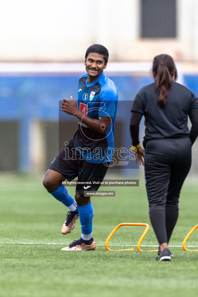 Maldives and Bangladesh Practice Sessions on 23 June 2023 before their match in Bangabandhu SAFF Championship 2023 held in Bengaluru Football Tournament