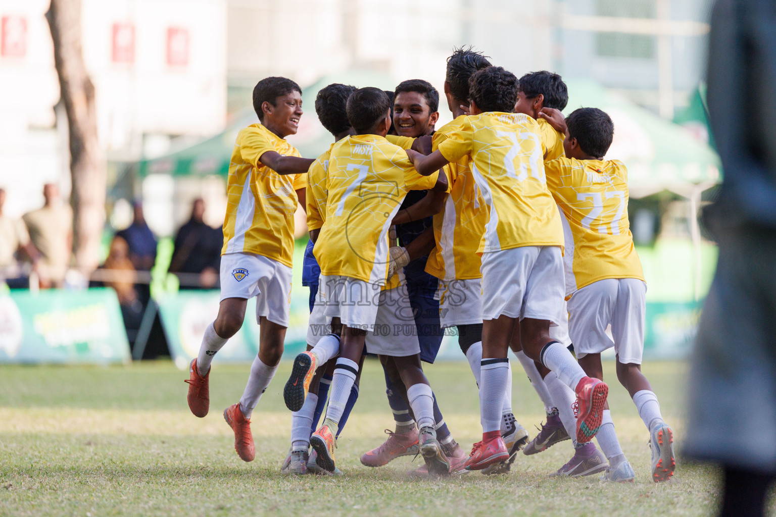 Day 4 of MILO Academy Championship 2025 (U14) was held on Sunday, 2nd November 2025 at Henveiru Football Grounds, Male', Maldives . 
Photos: Hassan Simah / images.mv