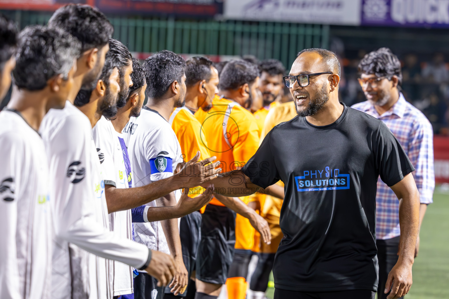 N Holhudhoo vs N Miladhoo in Noonu Atoll Final in Day 24 of Golden Futsal Challenge 2025 was held on Tuesday , 28th January 2025, in Hulhumale', Maldives. Photos: Ismail Thoriq / images.mv