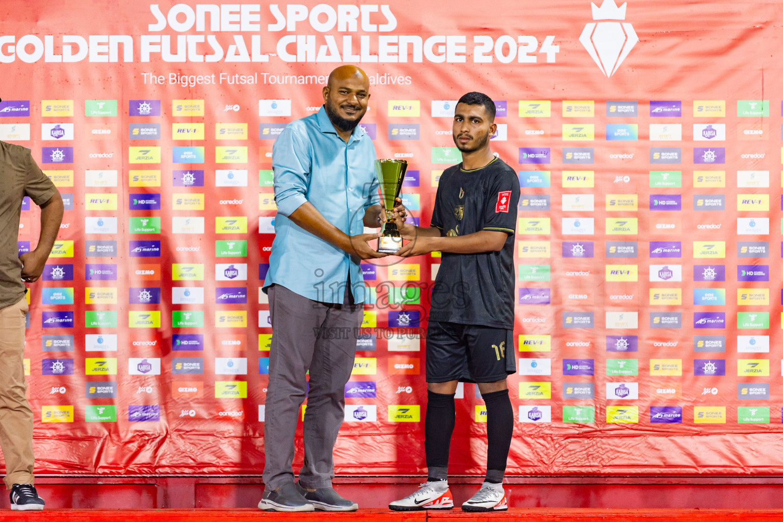 HA Utheemu HA Dhidhdhoo in Day 23 of Golden Futsal Challenge 2024 was held on Tuesday , 6th February 2024 in Hulhumale', Maldives Photos: Nausham Waheed / images.mv