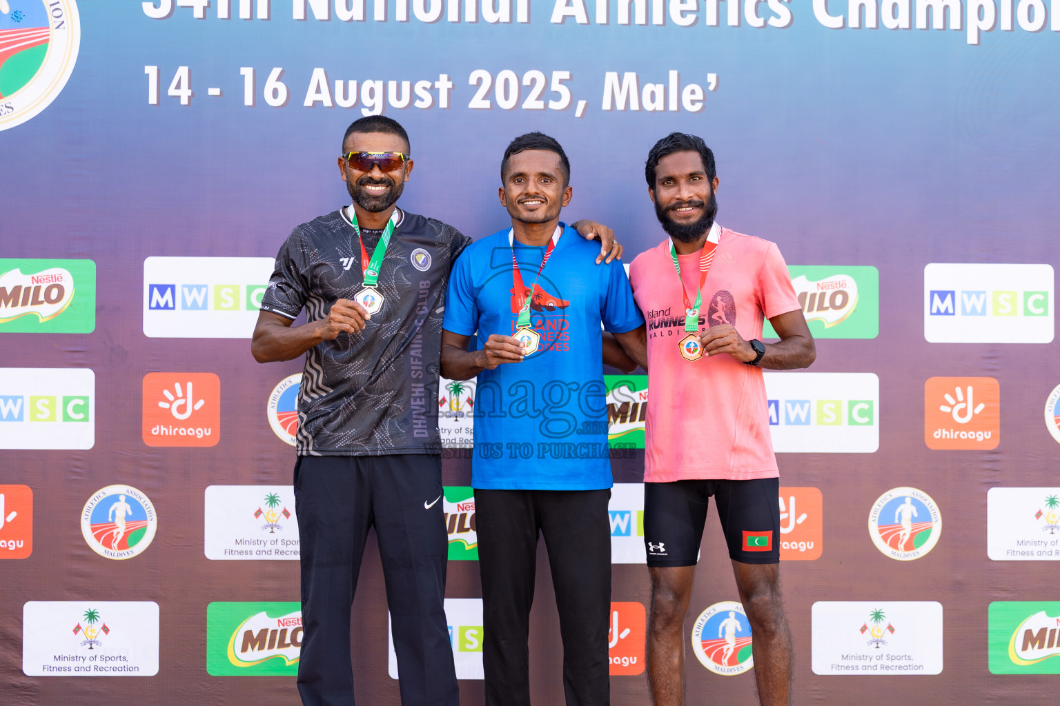 Day 2 of National Athletics Championship 2025 was held at Ekuveni Running Ground in Male', Maldives on Friday, 15th August 2025. Photos: Hasni / images.mv