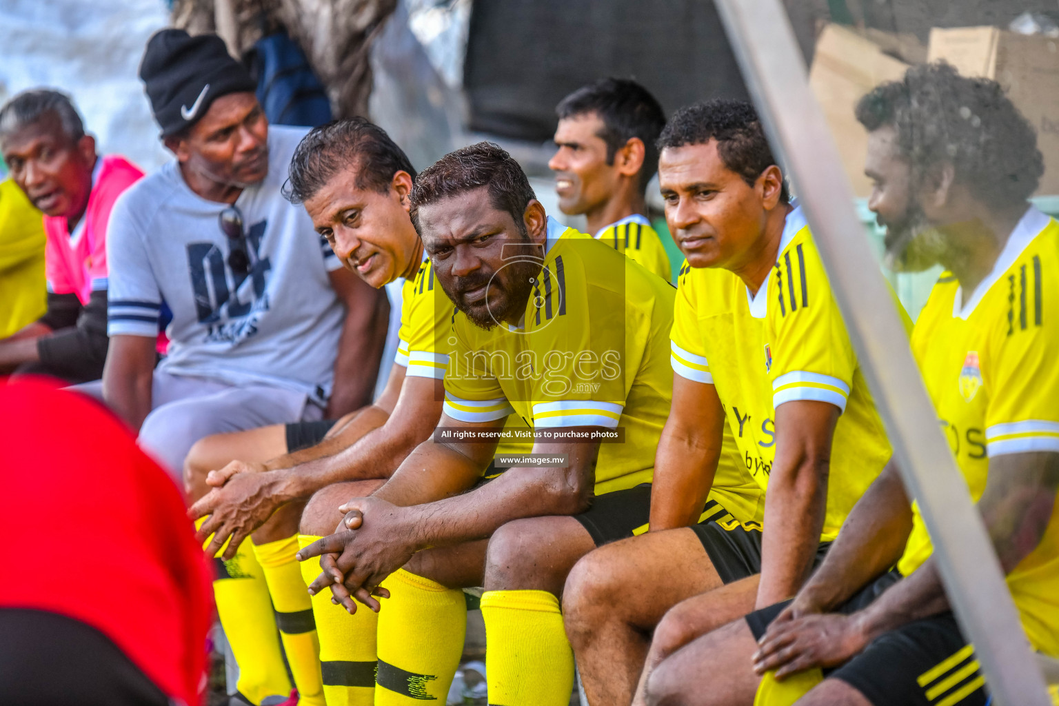 Veterans league 2022- Maldives soccermates vs Hulhumale veterans club photos by nausham waheed