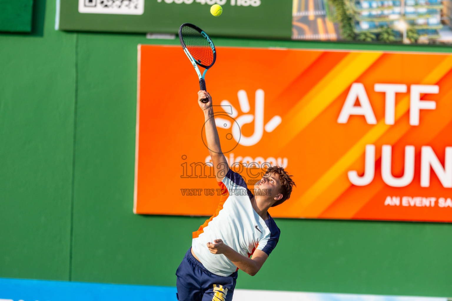 Day 3 of ATF Maldives Junior Open Tennis was held in Male' Tennis Court, Male', Maldives on Wednesday, 11th December 2024. Photos: Ismail Thoriq / images.mv