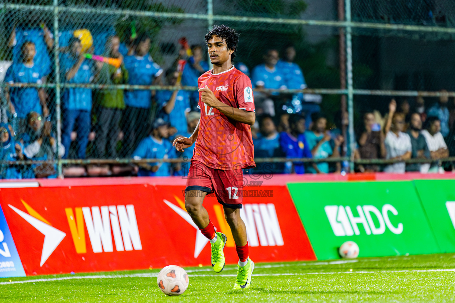 Club Binara vs Finance RC in Quater Finals of Club Maldives Cup Classic 2025 was held in Rehendi Futsal Ground, Hulhumale', Maldives on Saturday, 27th September 2025. Photos: Areef Adam / images.mv