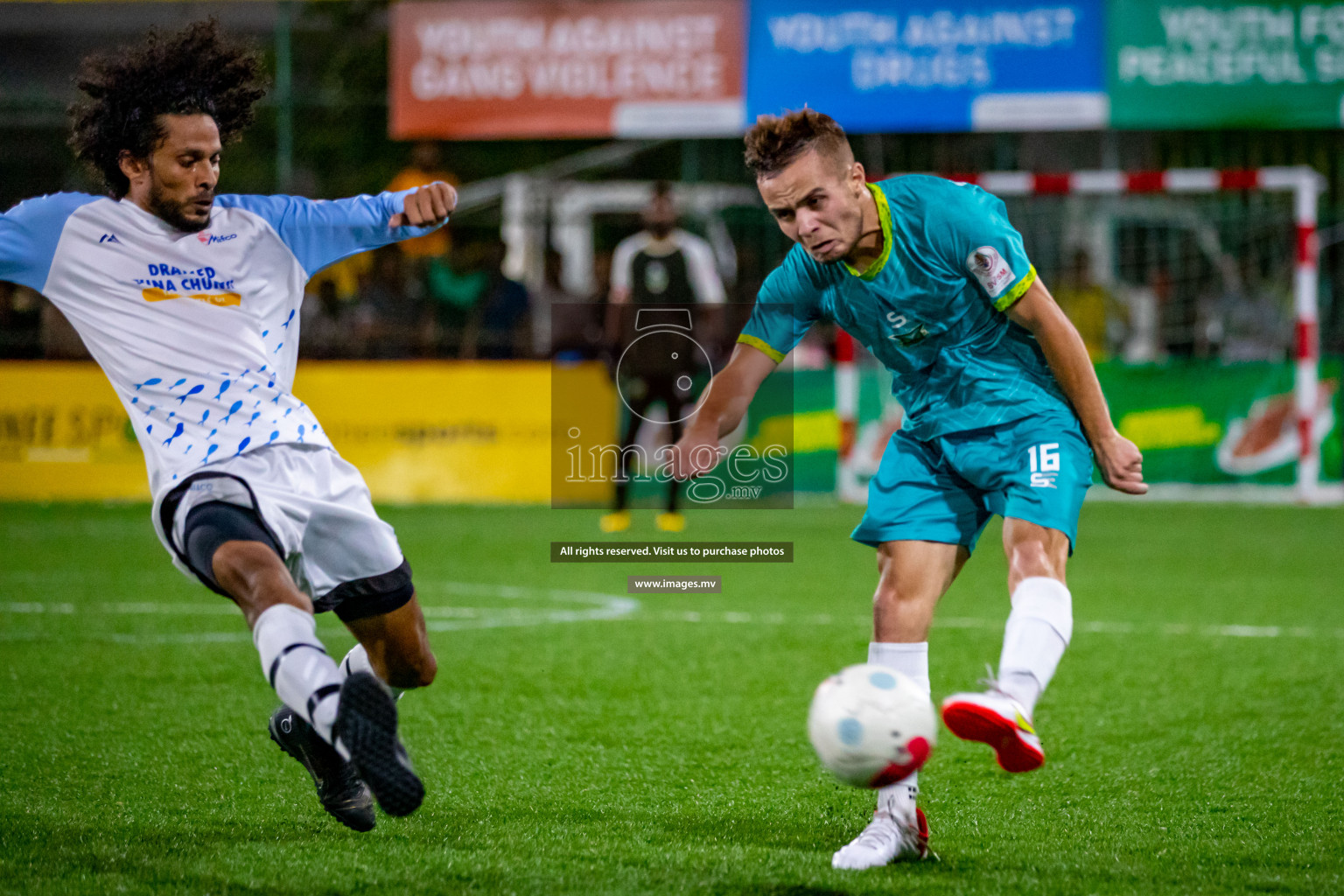 WAMCO vs MIFCO RC in Club Maldives Cup 2022 was held in Hulhumale', Maldives on Monday, 17th October 2022. Photos: Hassan Simah/ images.mv