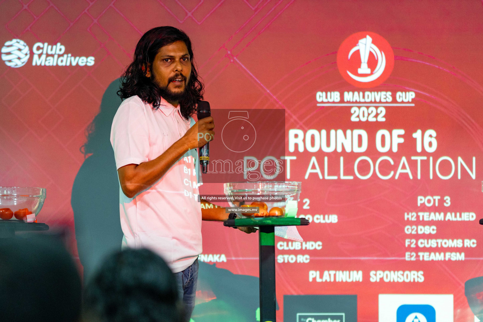 Round of 16 Draw Ceremony of  Club Maldives Cup 2022 was held in Hulhumale', Maldives on Friday, 21st October 2022. Photos: Ismail Thoriq / images.mv