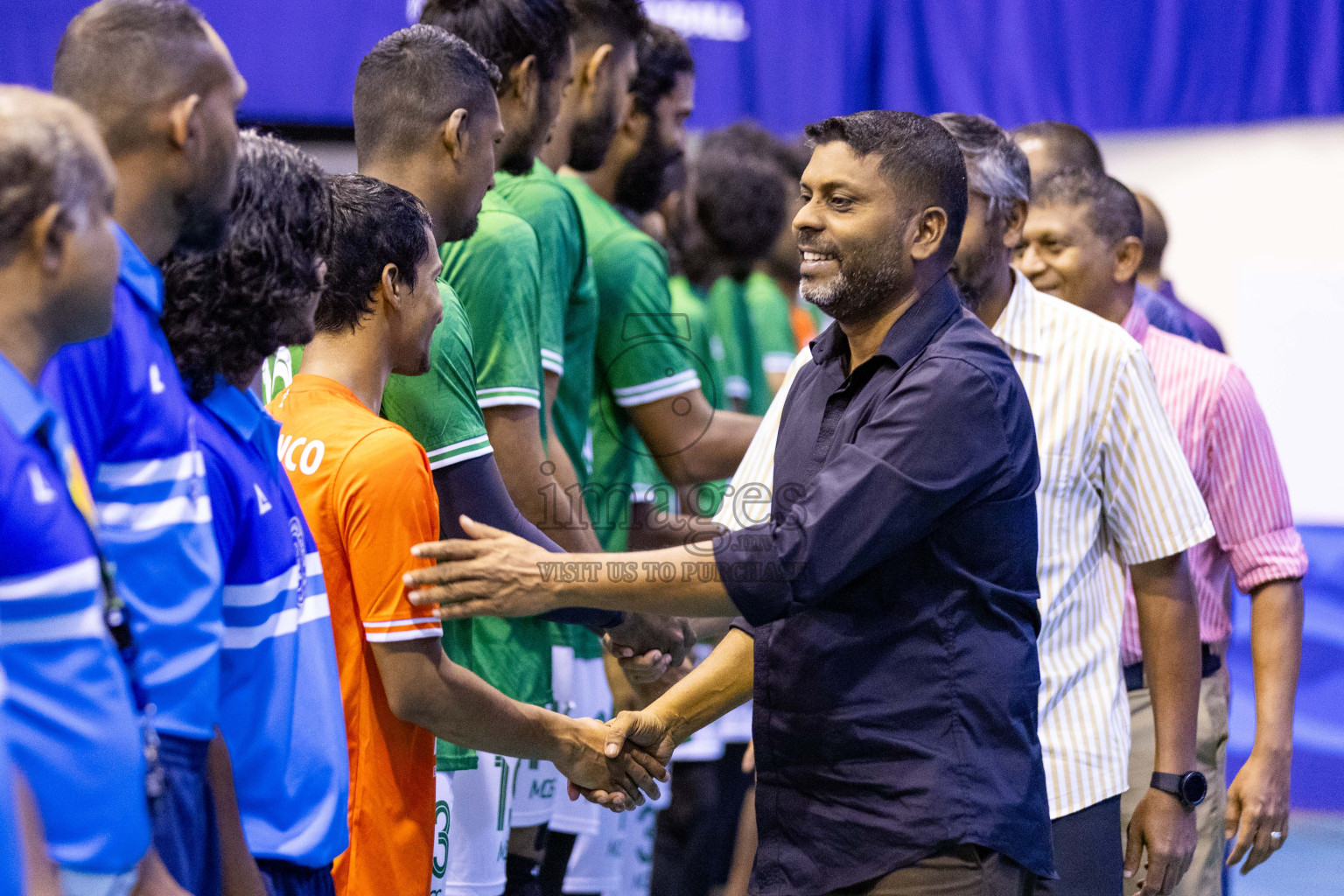 Final of Men's Division of Volleyball Association Cup 2023 held in Male', Maldives on Wednesday, 10th January 2024 at Social Center Indoor Hall Photos By: Nausham Waheed /images.mv