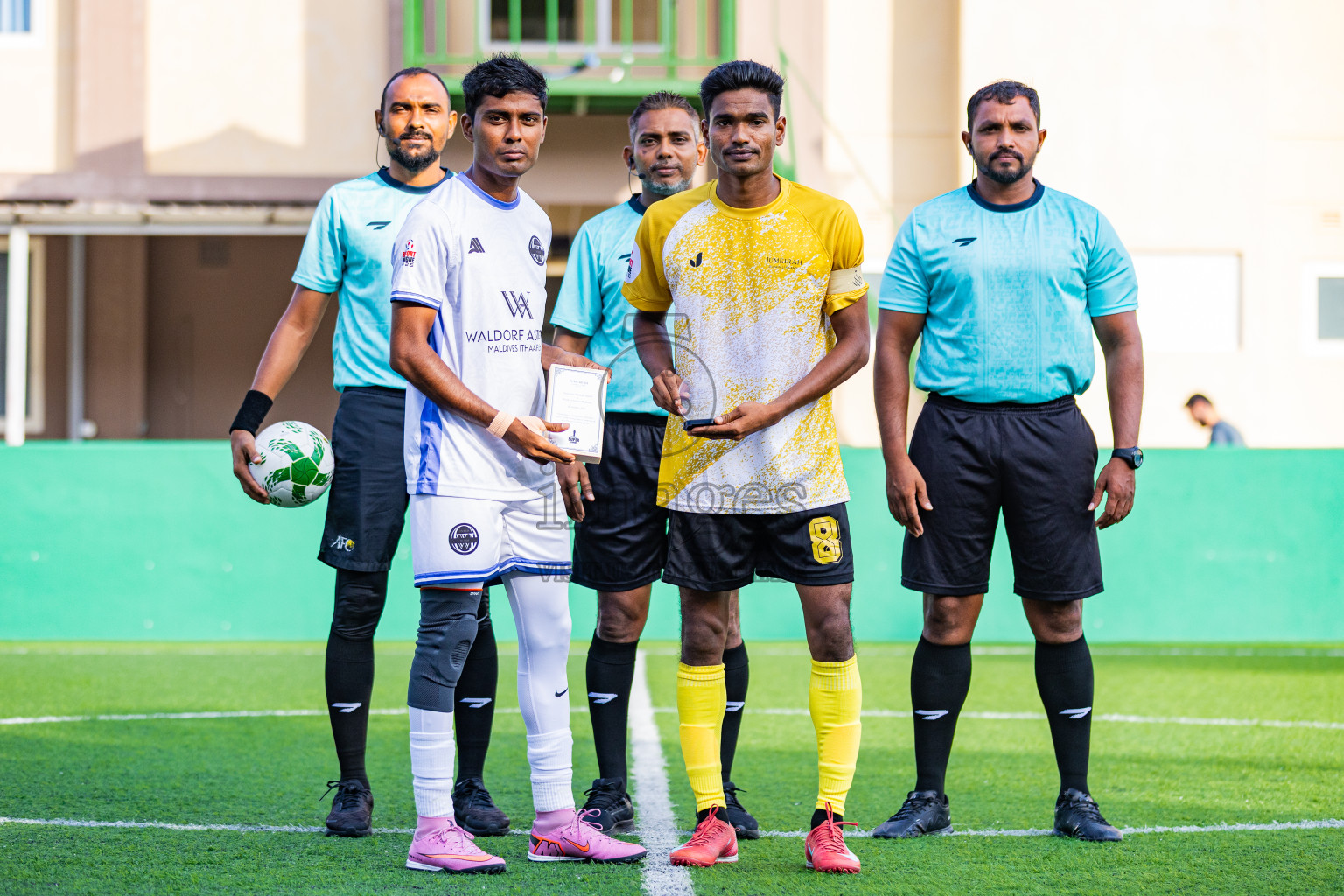 Waldorf Astoria vs Jumeirah Olhaheli in Resort Super League 2025 was held on Sunday, 26th October 2025 in Crossroads's Maldives, Photos: Areef Adam / images.mv