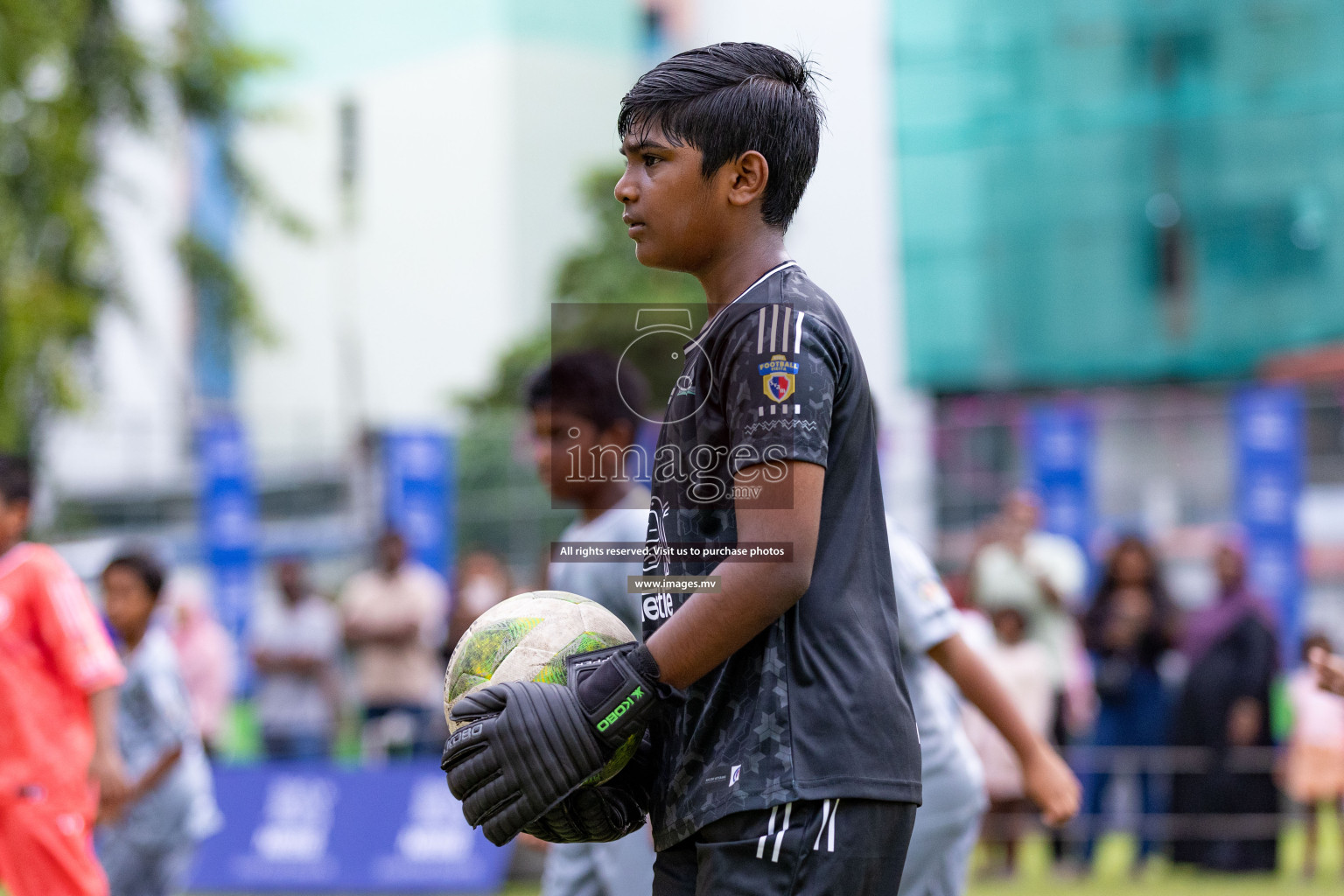 Day 1 of Milo kids football fiesta, held in Henveyru Football Stadium, Male', Maldives on Wednesday, 11th October 2023 Photos: Nausham Waheed/ Images.mv