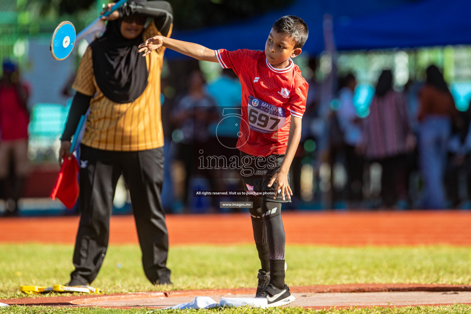 Day 5 of Inter-School Athletics Championship held in Male', Maldives on 27th May 2022. Photos by: Nausham Waheed / images.mv