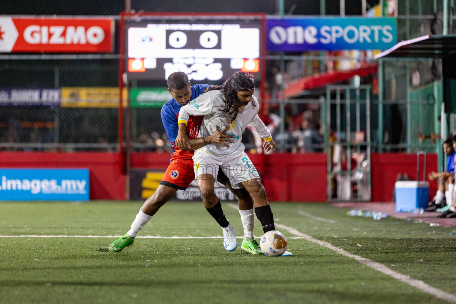 S Maradhoo vs S Meedhoo in Day 12 of Golden Futsal Challenge 2025 was held on Thursday, 16th January 2025, in Hulhumale', Maldives.
Photos: Hassan Simah / images.mv