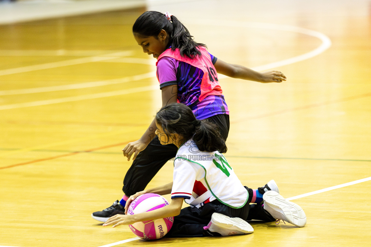 NSA B vs Net Queens Day 6  of 3rd Netball Junior Championship, held at Social Center on Friday 24th January 2025 . Photos: Shuu Abdul Sattar / images.mv