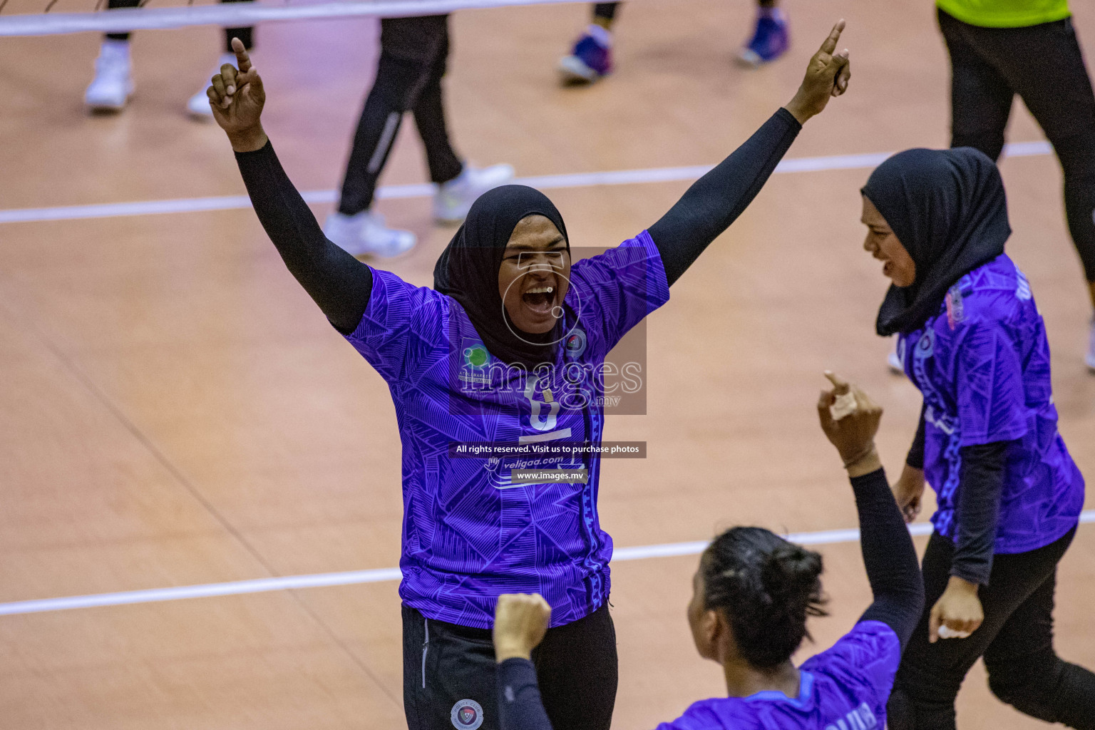 Volleyball Association Cup 2022-Women's Division-Match Final held in Male', Maldives on Saturday, 9th June 2022 at Social Center Indoor Hall Photos By: Nausham Waheed /images.mv