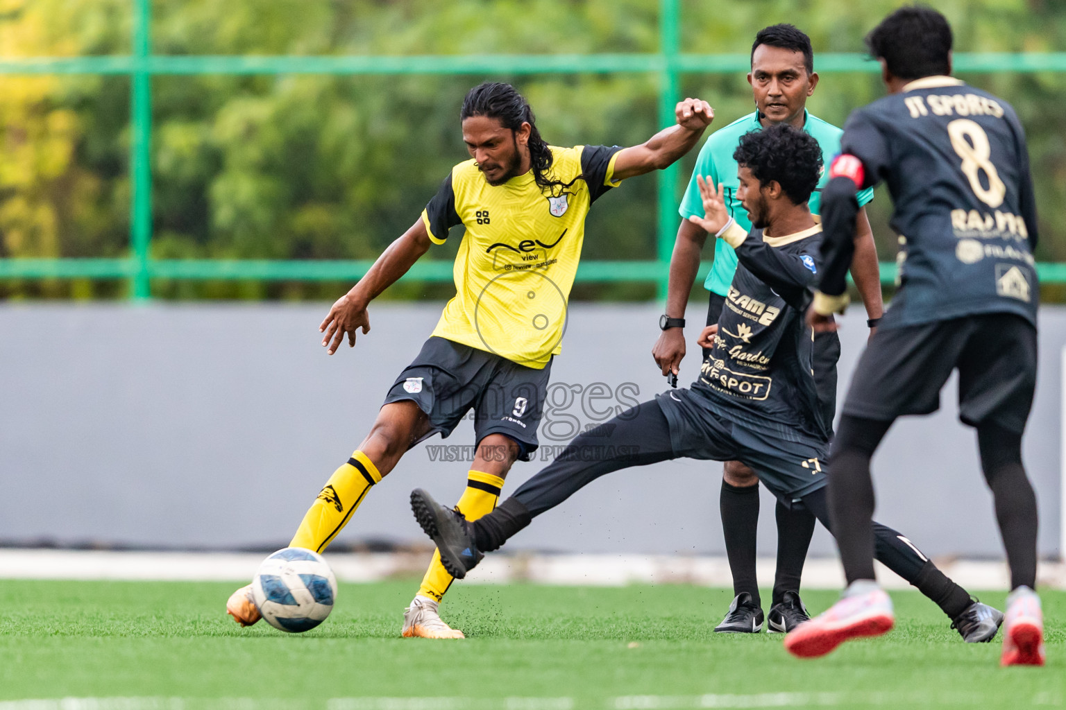 JT Sports vs Kanmathi Juniors from Final of Manadhoo Council Cup 2024 in N Manadhoo Maldives on Tuesday, 27th February 2023. Photos: Nausham Waheed / images.mv