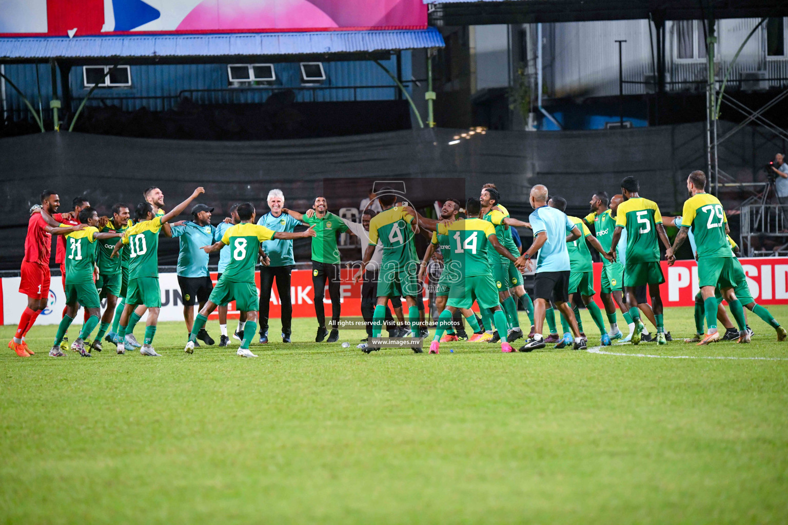 President's Cup 2023 Final - Maziya Sports & Recreation vs Club Eagles, held in National Football Stadium, Male', Maldives  Photos: Nausham Waheed/ Images.mv