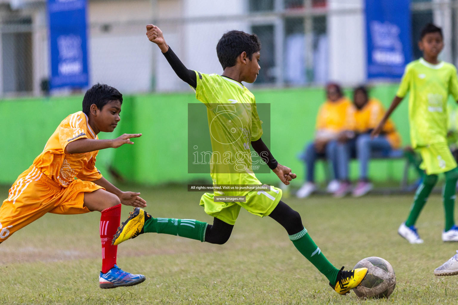 Day 3 of Nestle Kids Football Fiesta, held in Henveyru Football Stadium, Male', Maldives on Friday, 13th October 2023 Photos: Hassan Simah, Ismail Thoriq, Mohamed Mahfooz Moosa, Nausham Waheed / images.mv