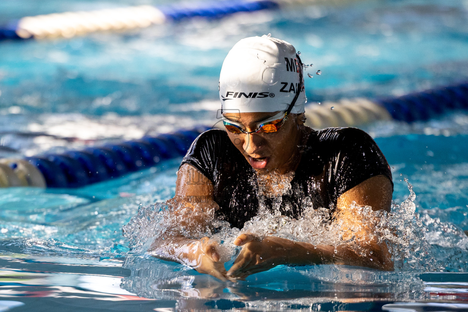 Day 7 of National Swimming Competition 2024 held in Hulhumale', Maldives on Thursday, 19th December 2024.
Photos: Ismail Thoriq / images.mv