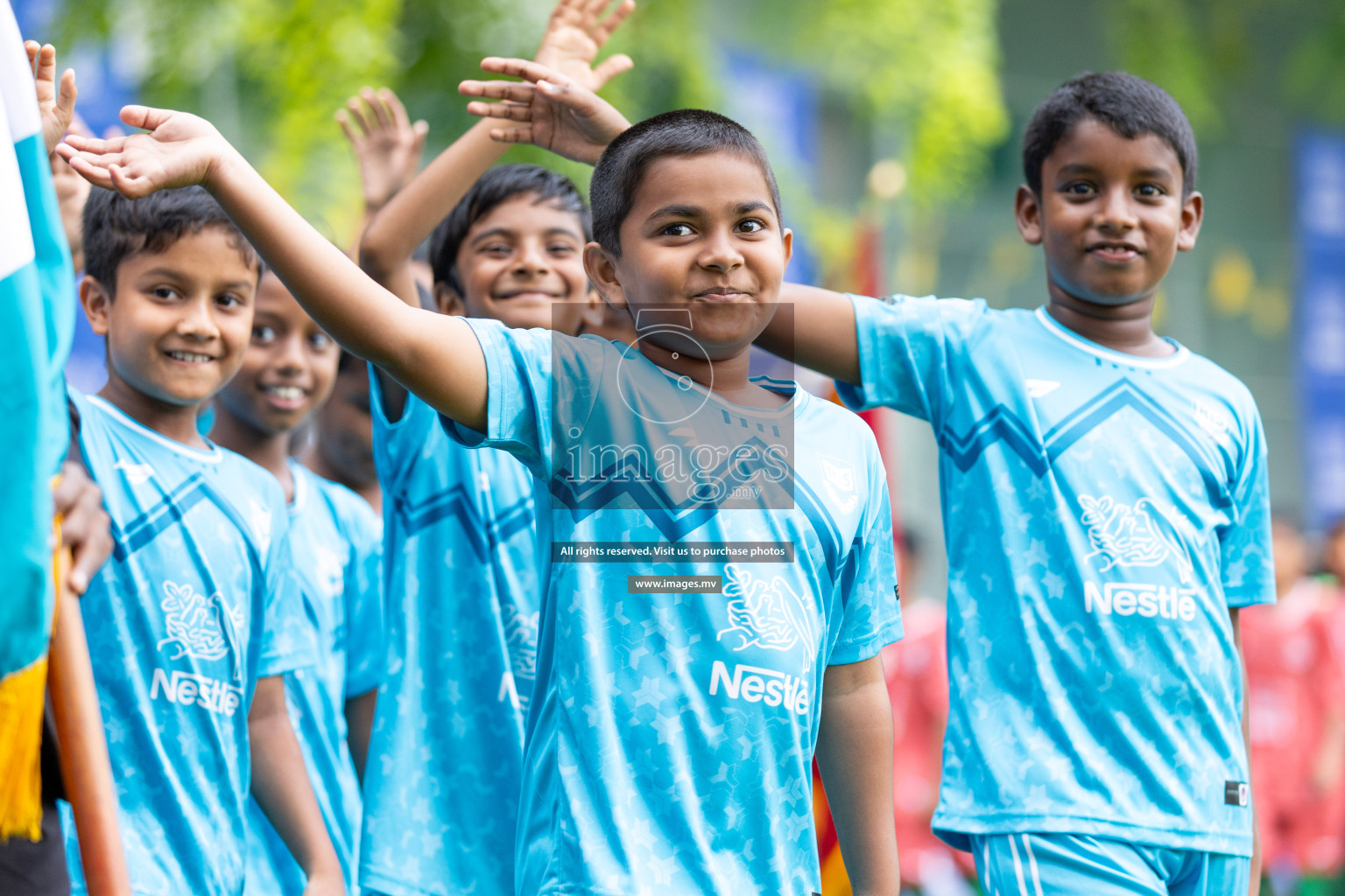 Day 1 of Nestle kids football fiesta, held in Henveyru Football Stadium, Male', Maldives on Wednesday, 11th October 2023 Photos: Nausham Waheed Images.mv