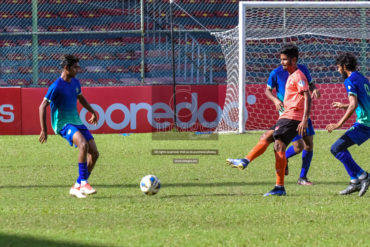 Club Eagles vs Super United sports in the FA Cup 2022 on 15th Aug 2022, held in National Football Stadium, Male', Maldives Photos: Nausham Waheed / Images.mv