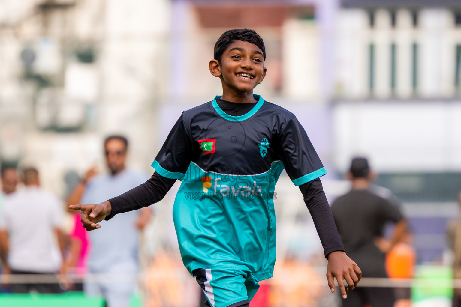 Day 1 of MILO Academy Championship 2025 (U-12) was held at Henveiru Stadium in Male', Maldives on Thursday, 1st May 2025. Photos: Nausham Waheed / images.mv
