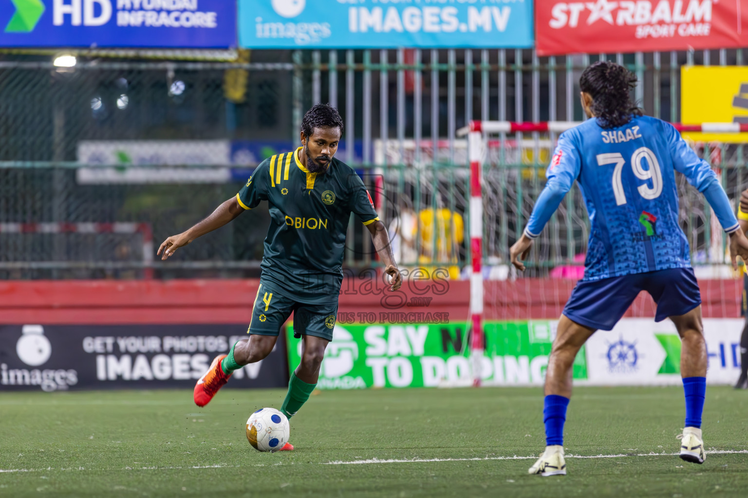 Dhandimagu vs GA Gemanafushi on Day 37 of Golden Futsal Challenge 2024 was held on Thursday, 22nd February 2024, in Hulhumale', Maldives
Photos: Ismail Thoriq / images.mv