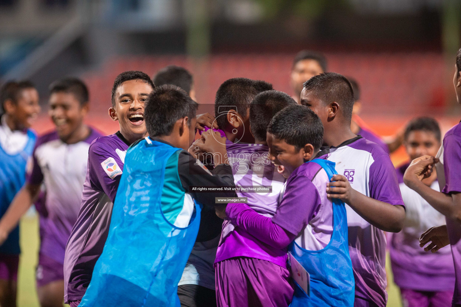 Hiriya School vs Rehendhi School in MAMEN Inter School Football Tournament 2019 (U13) in Male, Maldives on 15th April 2019 Photos: Suadh Abdul Sattar/images.mv