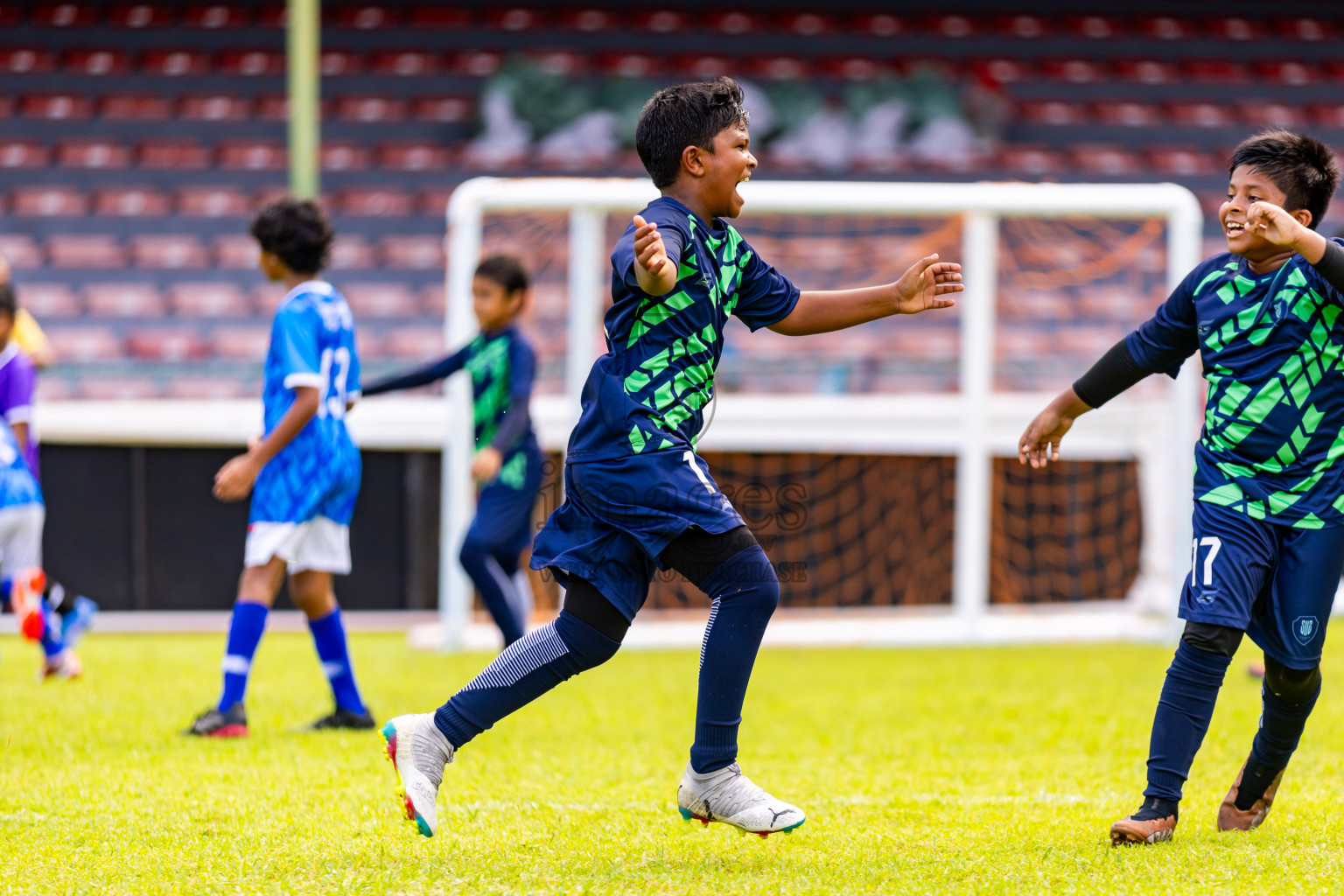 Day 2 of Under 10 MILO Academy Championship 2024 was held at National Stadium in Male', Maldives on Saturday, 27th April 2024. Photos: Nausham Waheed / images.mv