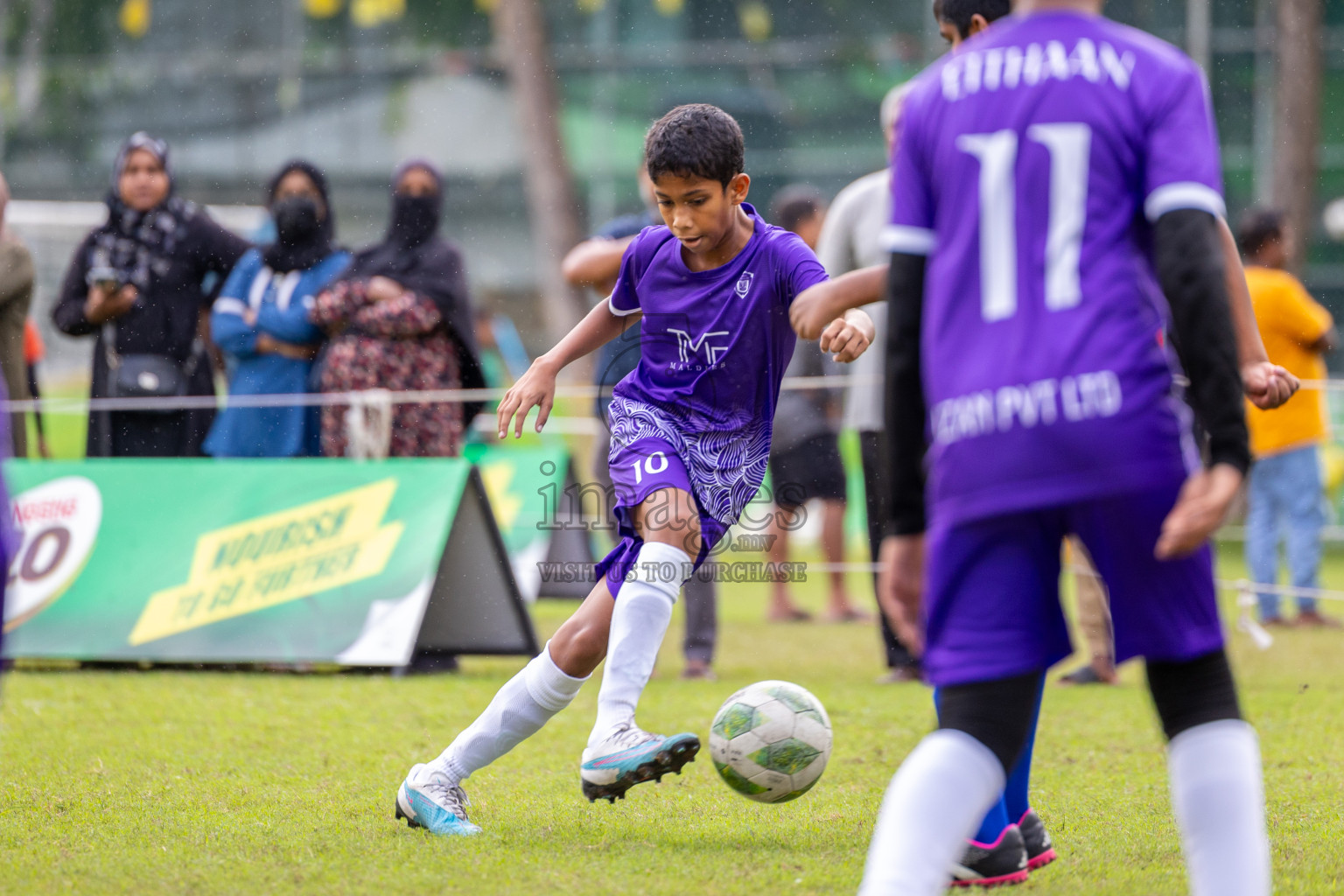 Day 2 of MILO Academy Championship 2024 - U12 was held at Henveiru Grounds in Male', Maldives on Friday, 5th July 2024. Photos: Mohamed Mahfooz Moosa / images.mv