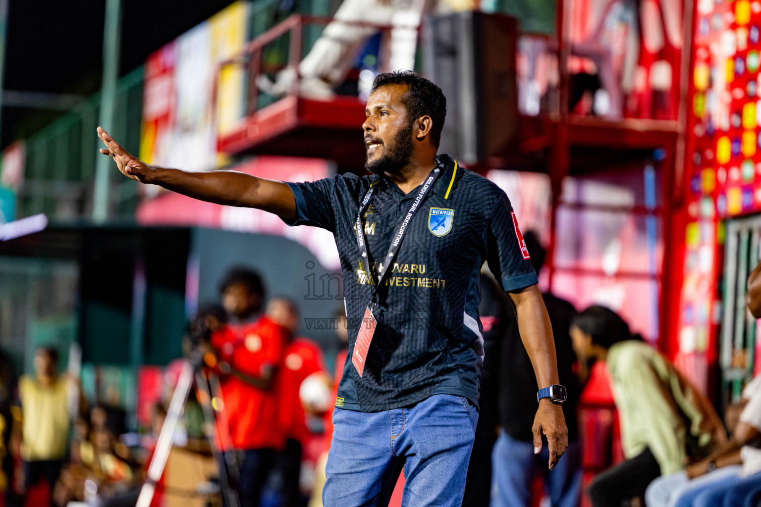 ADh Mandhoo vs AA Mathiveri in zone round Day 30 of Golden Futsal Challenge 2025 was held on Monday , 3rd February 2025, in Hulhumale', Maldives. Photos: Nausham Waheed / images.mv