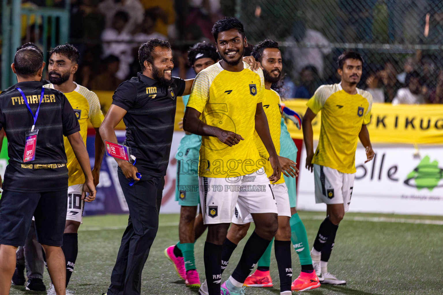 RRC vs MPL in the Semi Finals of Club Maldives Cup 2024 held in Rehendi Futsal Ground, Hulhumale', Maldives on Monday, 14th October 2024. 
Photos: Hassan Simah / images.mv