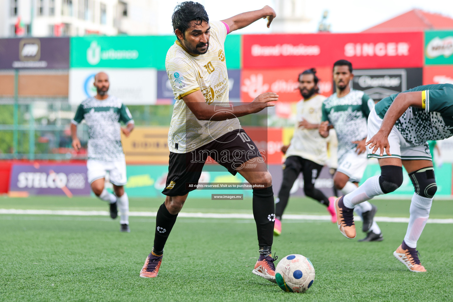 Presidents Office vs Team Badhahi in Club Maldives Cup Classic 2023 held in Hulhumale, Maldives, on Wednesday, 19th July 2023 Photos: Nausham Waheed  / images.mv