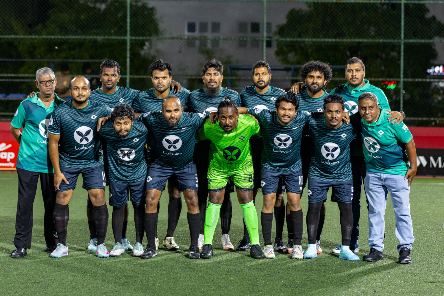 Maldives Post vs Dharumavantha in Day 9 of Office League 2025 was held on Thursday, 24th April 2025 in Hulhumale', Maldives. Photos: Mohamed Mahfooz Moosa  / images.mv