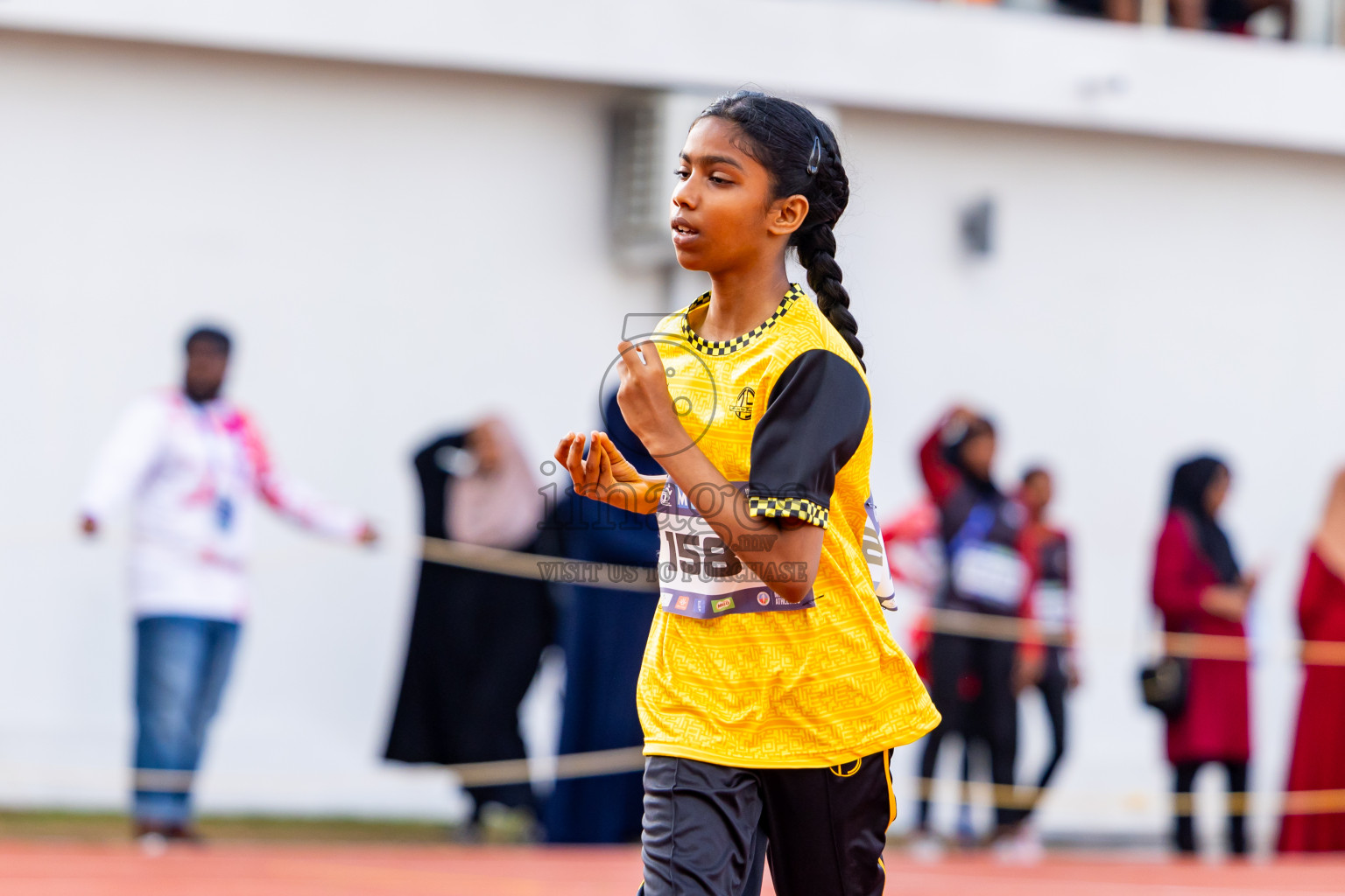 Day 3 of MWSC Interschool Athletics Championships 2024 held in Hulhumale Running Track, Hulhumale, Maldives on Monday, 11th November 2024. Photos by:  Nausham Waheed / Images.mv