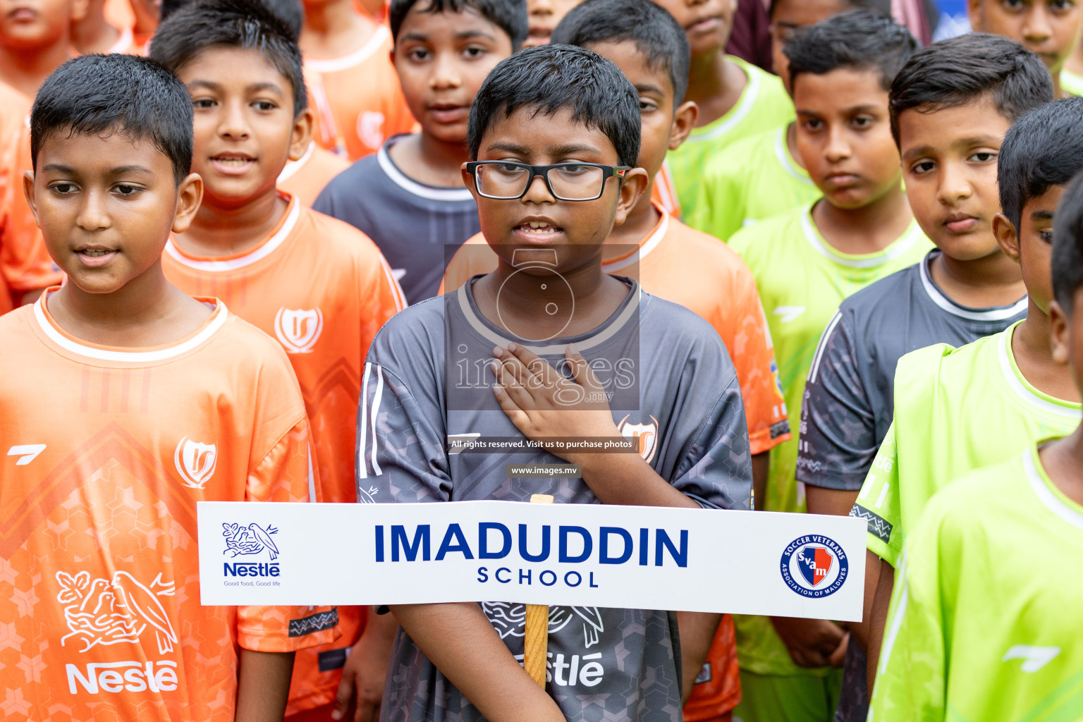 Day 1 of Nestle kids football fiesta, held in Henveyru Football Stadium, Male', Maldives on Wednesday, 11th October 2023 Photos: Nausham Waheed Images.mv