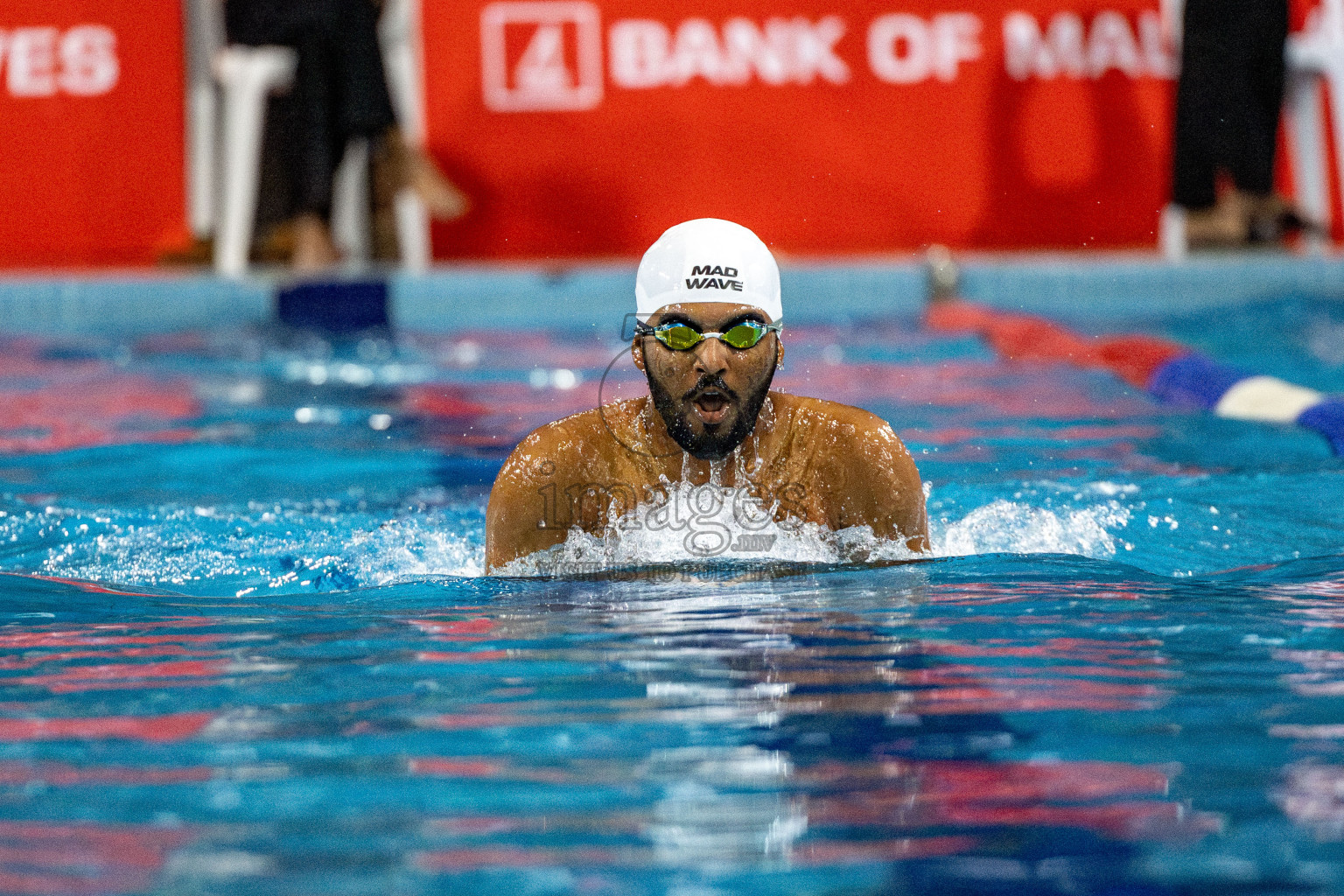 Day 5 of National Swimming Competition 2024 held in Hulhumale', Maldives on Tuesday, 17th December 2024. Photos: Hassan Simah / images.mv